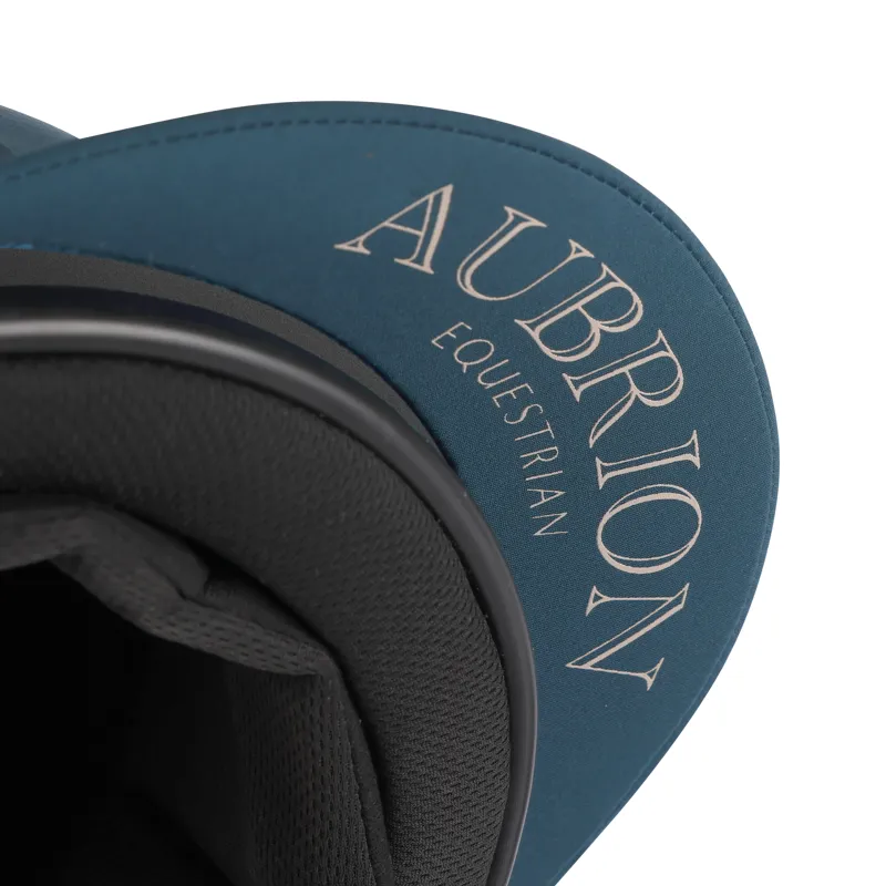 Aubrion Equestrian Hat Cover - Estate Blue-3
