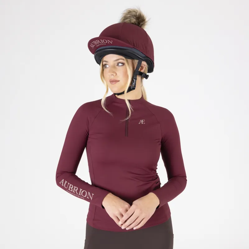Aubrion Equestrian Hat Cover - Port-5