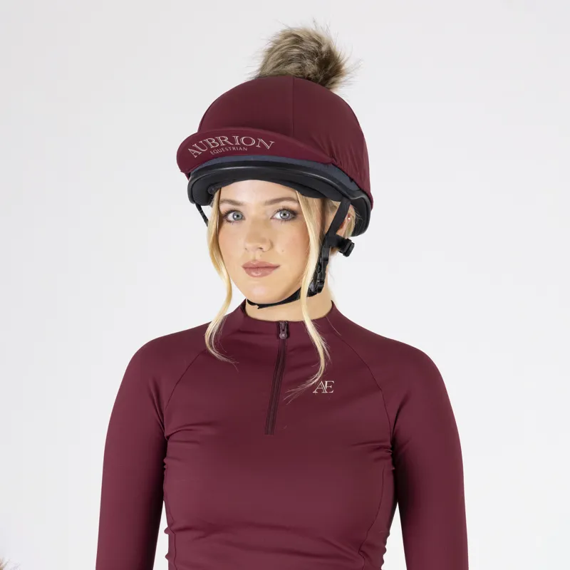 Aubrion Equestrian Hat Cover - Port-6