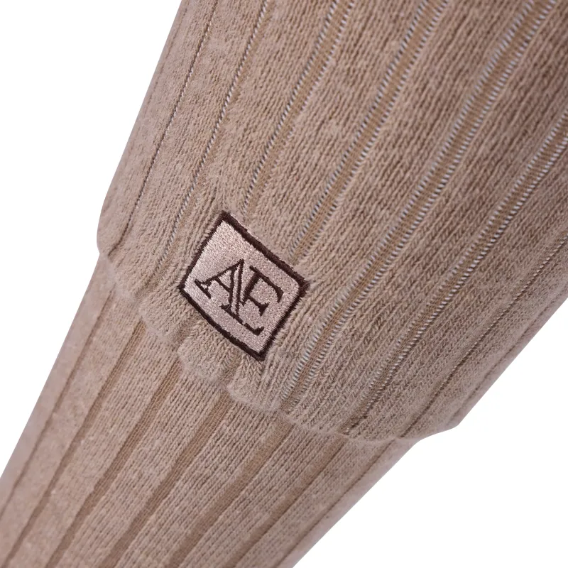 Aubrion Equestrian Knit Boot Socks - Oat-1