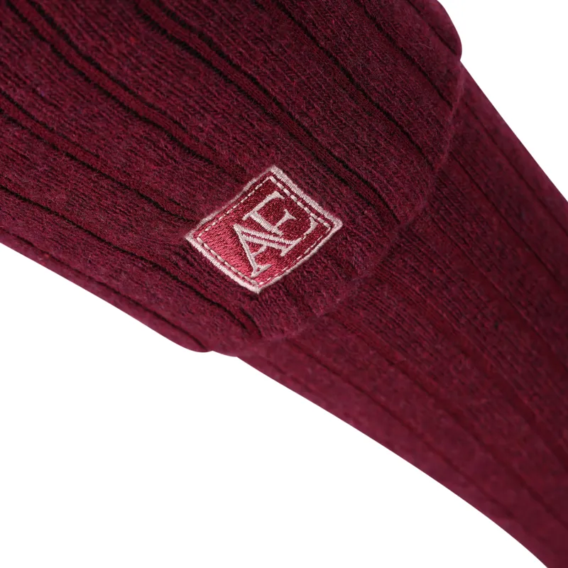 Aubrion Equestrian Knit Boot Socks - Port-1