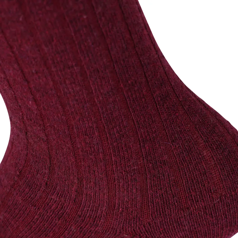 Aubrion Equestrian Knit Boot Socks - Port-2
