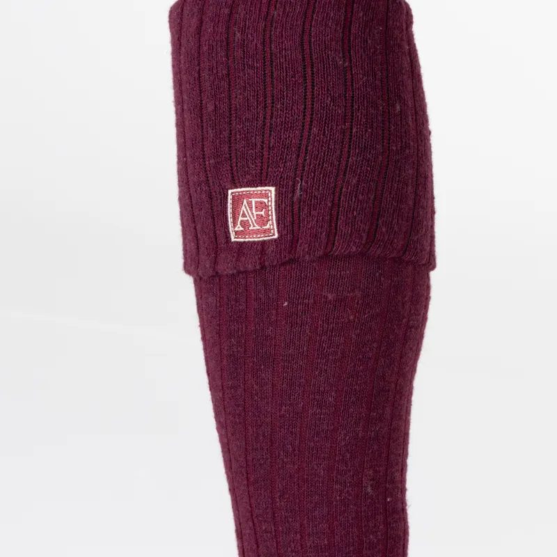 Aubrion Equestrian Knit Boot Socks - Port-7