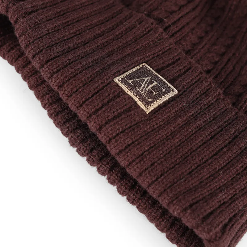 Aubrion Equestrian Knit Hat - Espresso-3