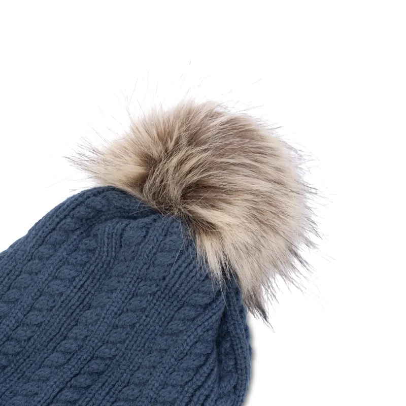 Aubrion Equestrian Knit Hat - Estate Blue-2