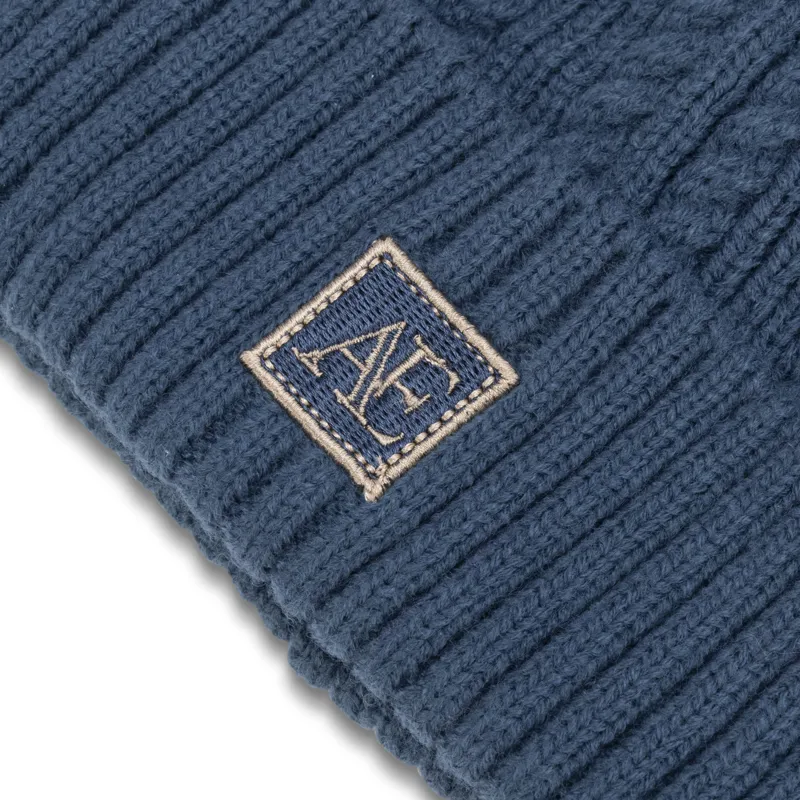 Aubrion Equestrian Knit Hat - Estate Blue-3