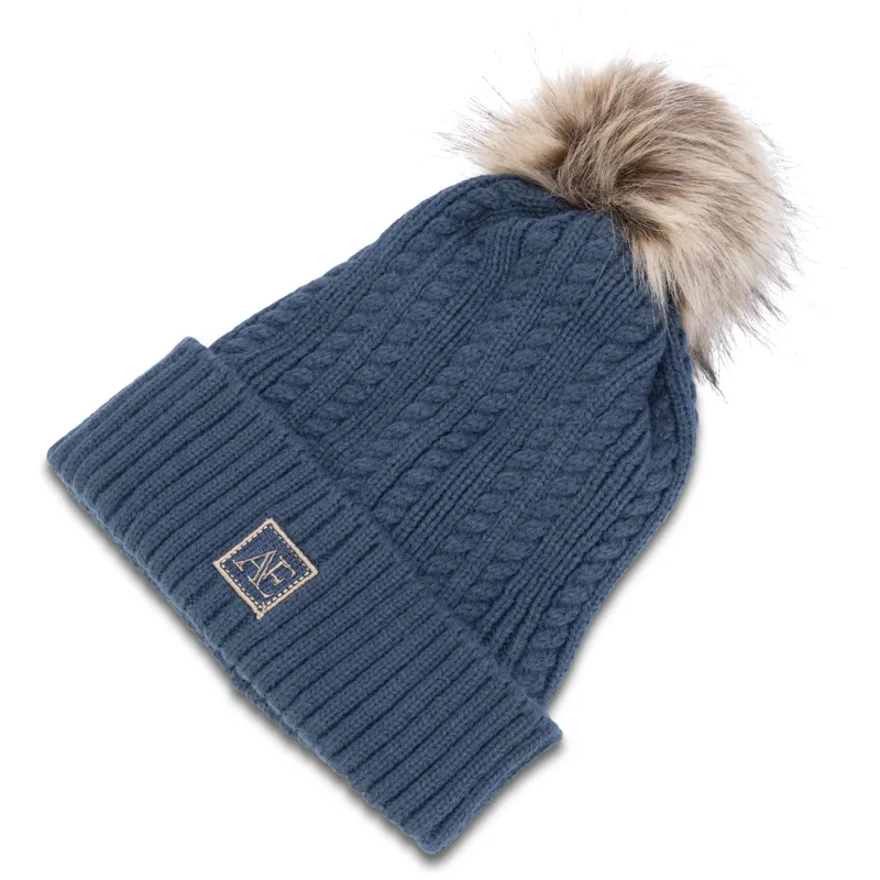Aubrion Equestrian Knit Hat - Estate Blue-1