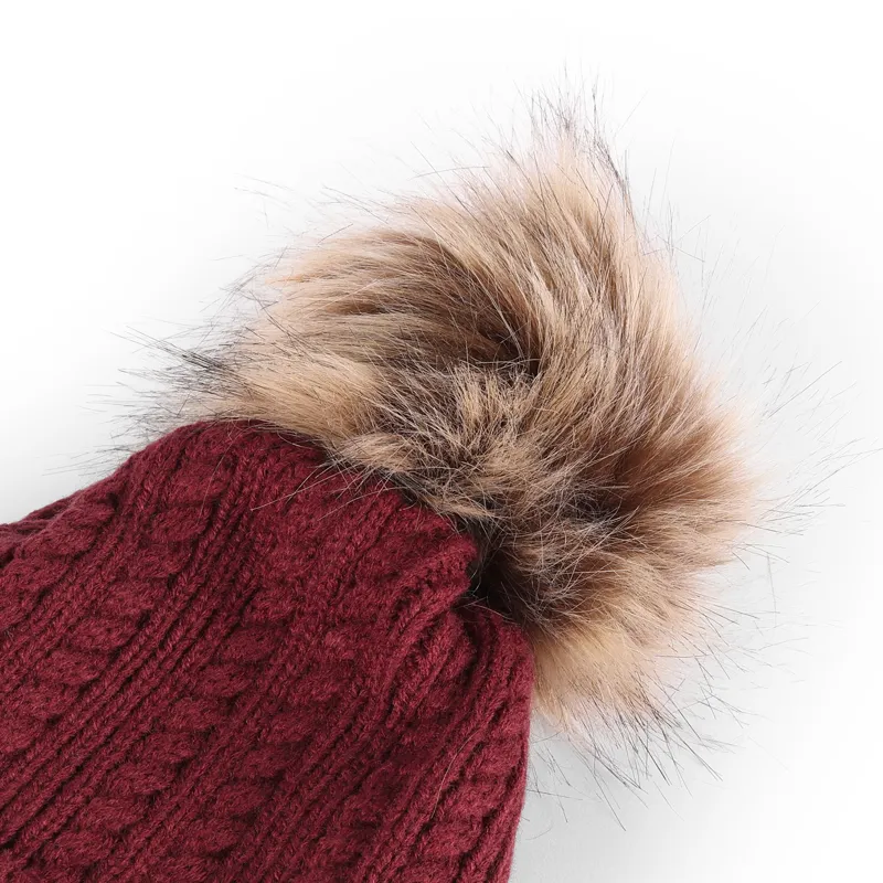 Aubrion Equestrian Knit Hat - Port-2