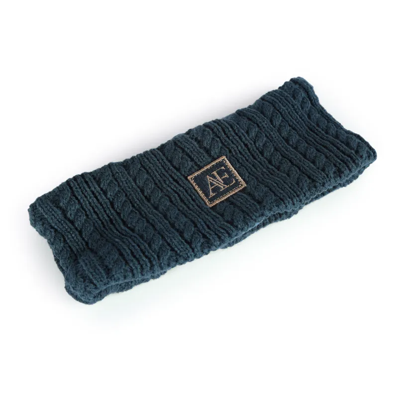 Aubrion Equestrian Knit Headband - Estate Blue-4