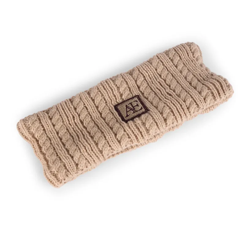 Aubrion Equestrian Knit Headband - Oat-3