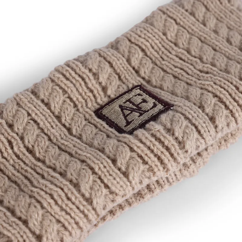 Aubrion Equestrian Knit Headband - Oat-4