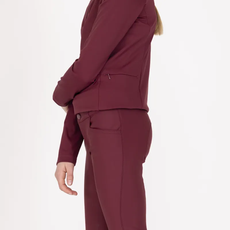 Aubrion Equestrian Young Rider Winter Long Sleeve Base Layer - Port-3