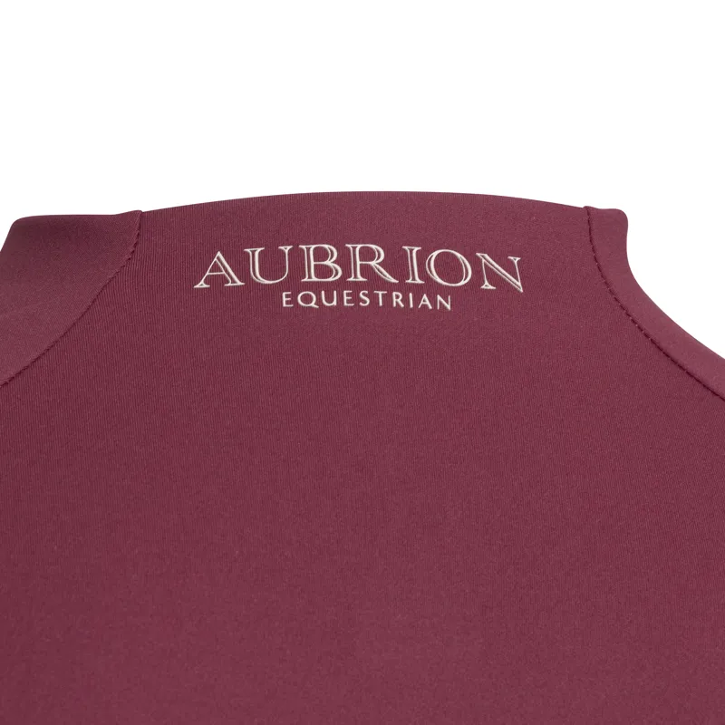 Aubrion Equestrian Young Rider Winter Long Sleeve Base Layer - Port-7