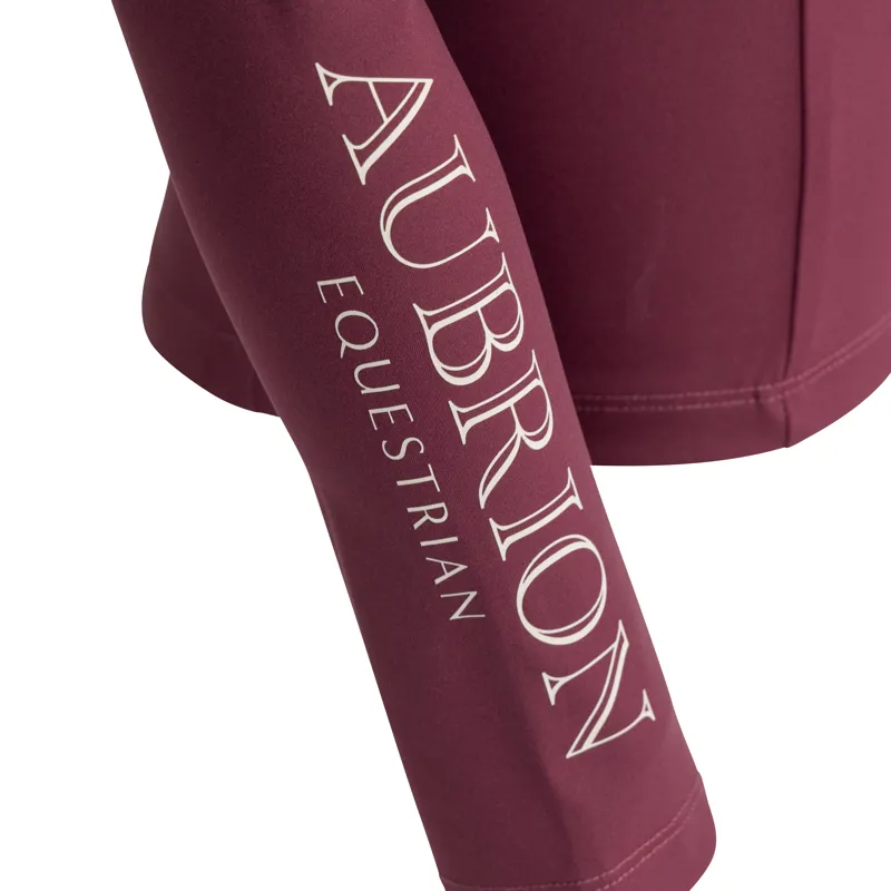 Aubrion Equestrian Young Rider Winter Long Sleeve Base Layer - Port-6