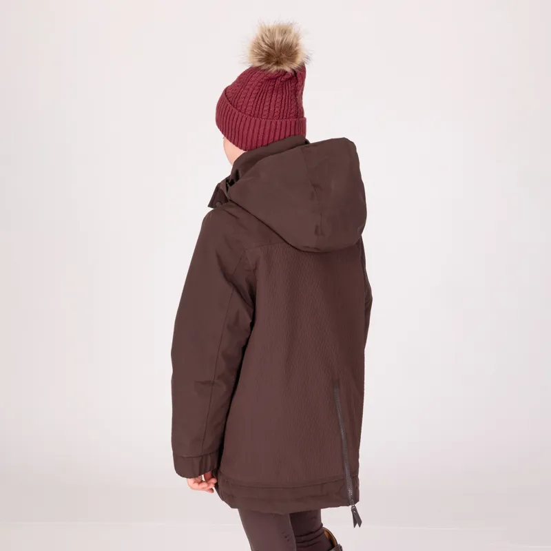 Aubrion Equestrian Young Rider Winter Coat - Espresso-3