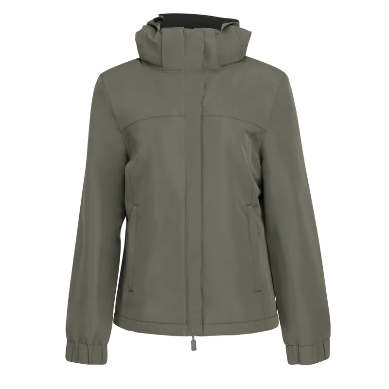 Aubrion Young Rider React Thermal Waterproof Coat - Khaki-2