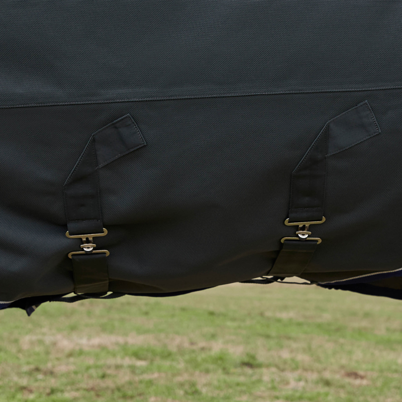 WeatherBeeta ComfiTec Ultra Detach-A-Neck 360g Turnout Rug - Charcoal-9