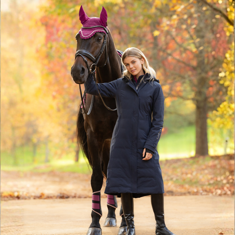 LeMieux Erin Waterproof Padded Coat - Navy-10