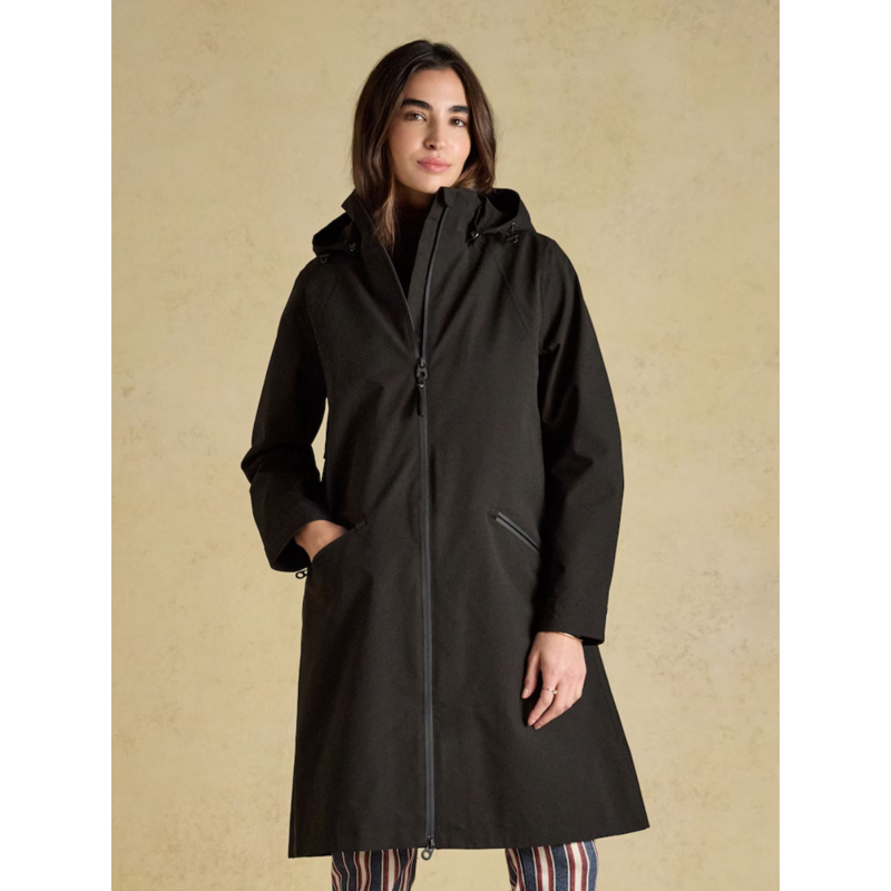 Joules Ladies Rainaway Coat - Black-4