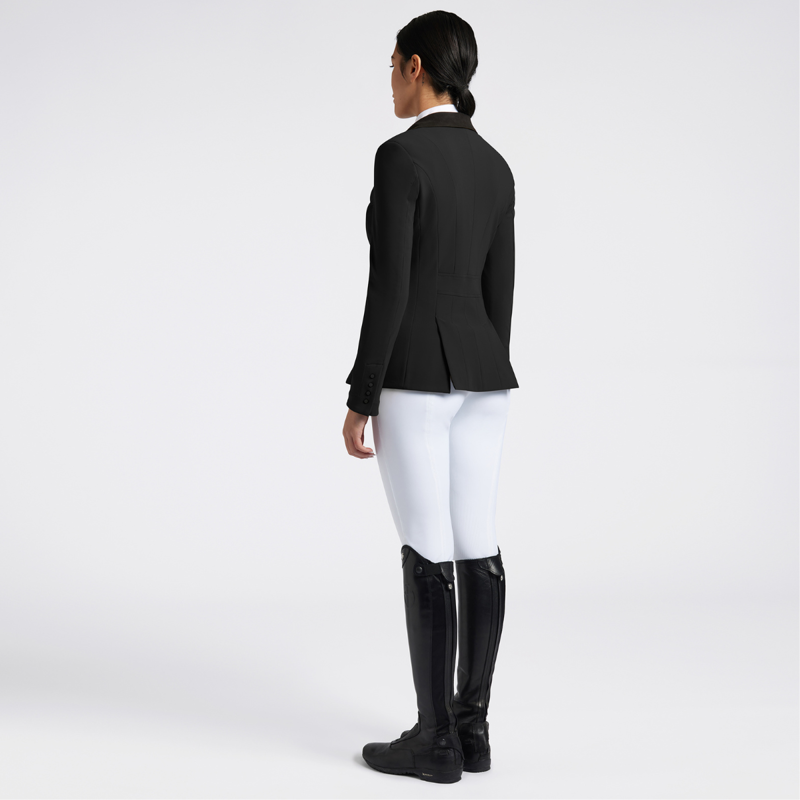 Cavalleria Toscana Women's GP Zip Competition Jacket - Black-1