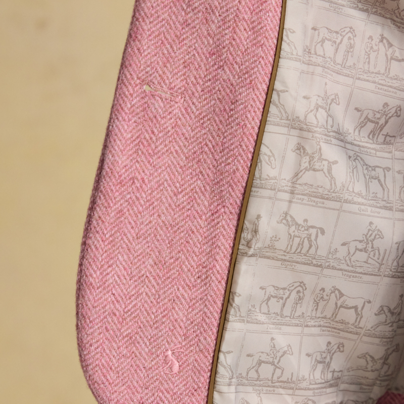 Joules Ladies Canterly Jacket - Pink Tweed-7