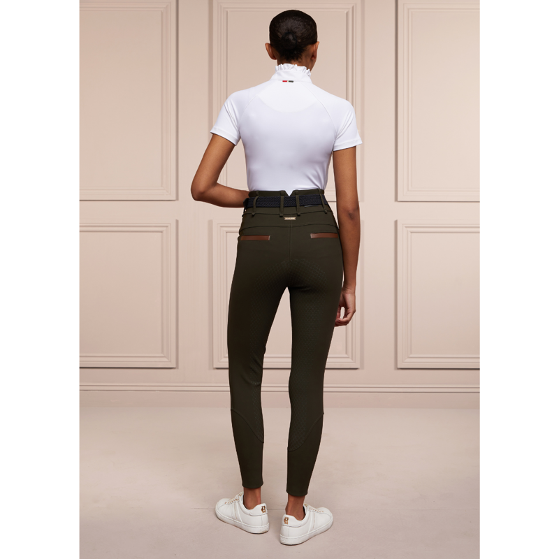 Holland Cooper Thermal Heritage Breeches - Dark Olive-2