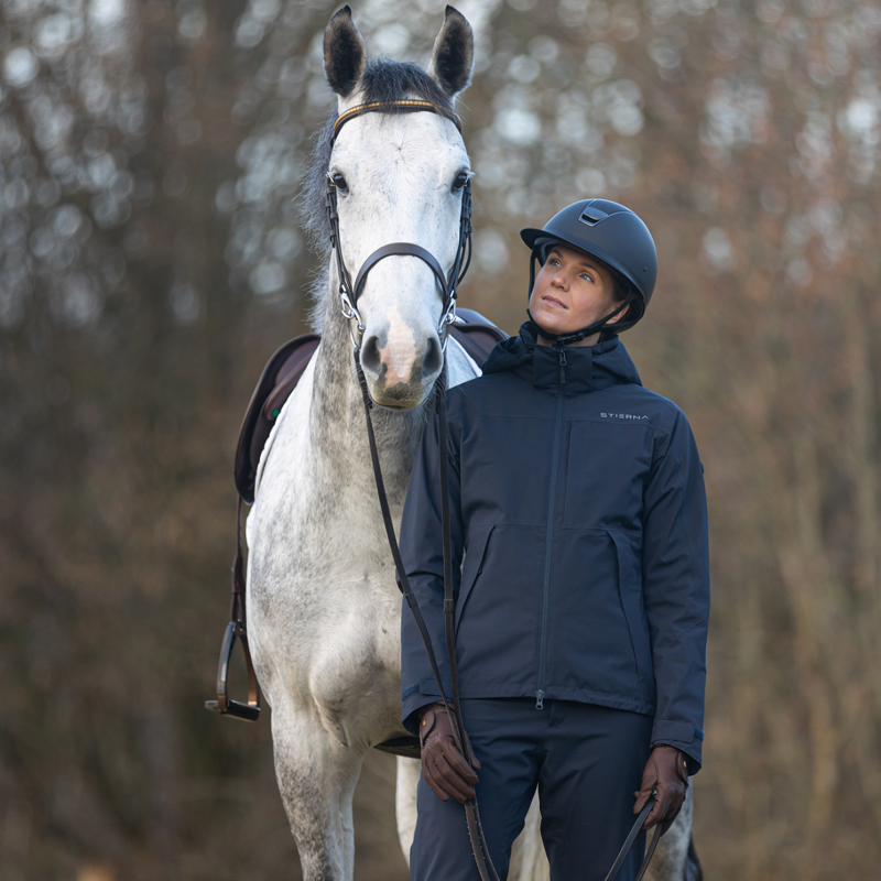 Stierna Storm Rain Jacket - Midnight Navy-13