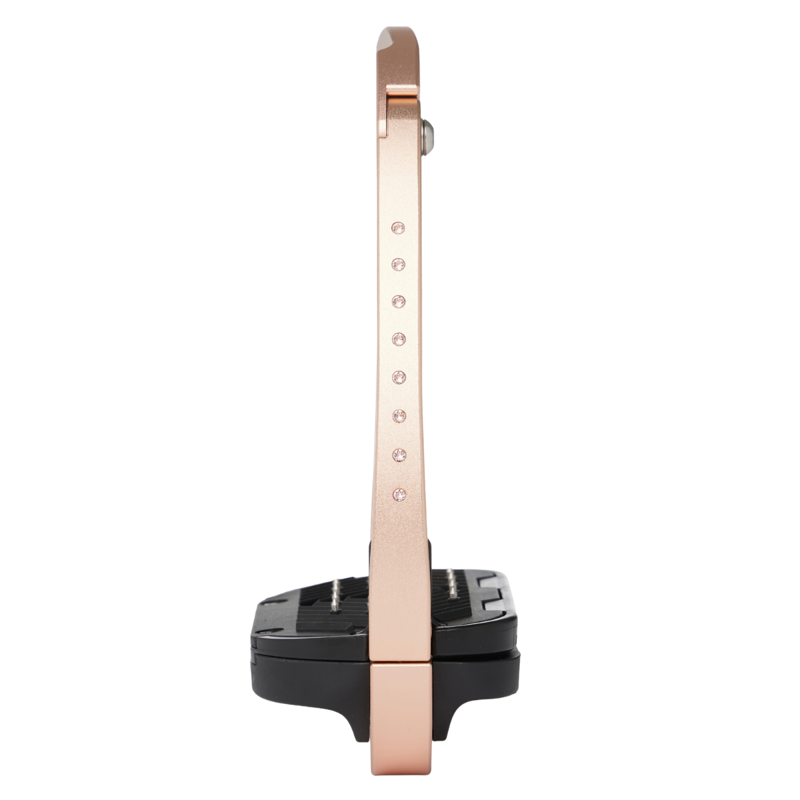LeMieux Brilliance Vector Balance Stirrup - Rose Gold-2