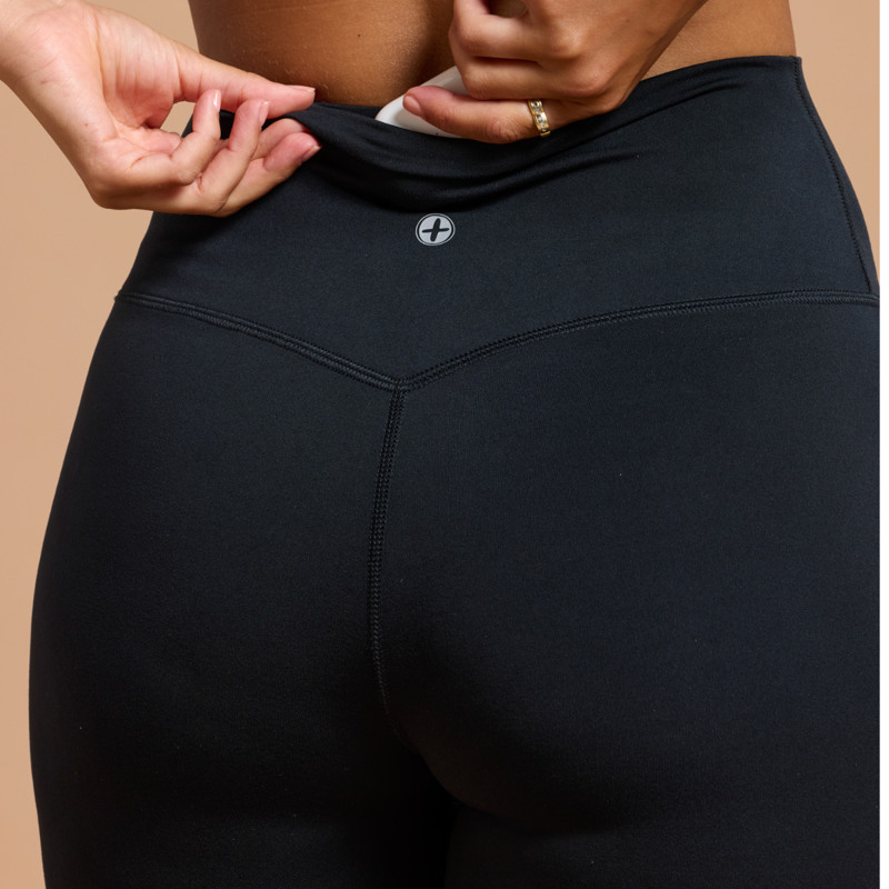 Gym + Coffee Day Kind Women's 7/8 Leggings - Black-6