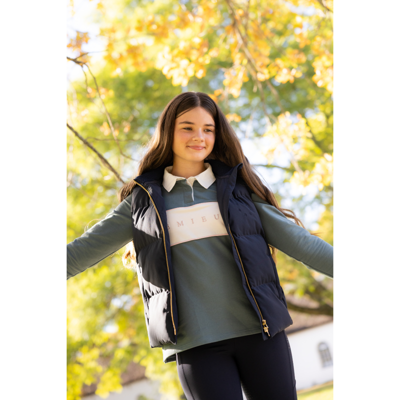 LeMieux Young Rider Joey Hooded Gilet - Navy-8