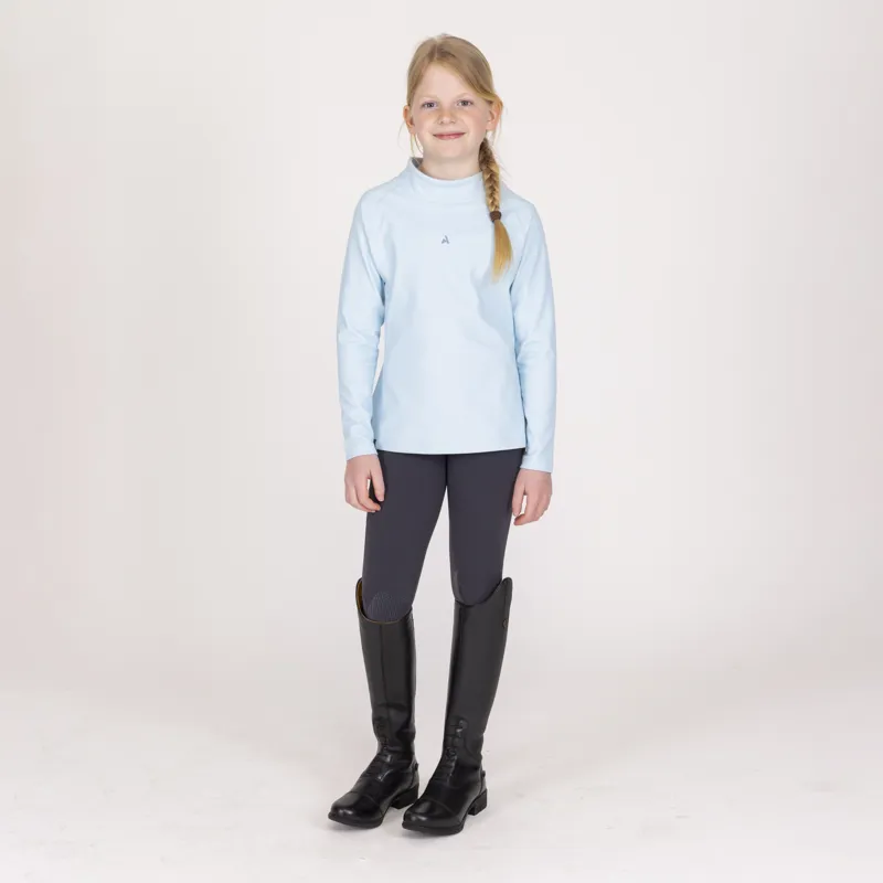 Aubrion Young Rider React Relaxed Base Layer - Arctic Blue-7