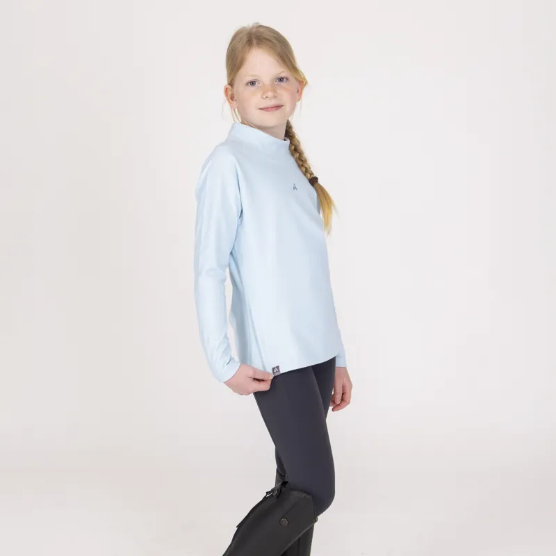 Aubrion Young Rider React Relaxed Base Layer - Arctic Blue-9