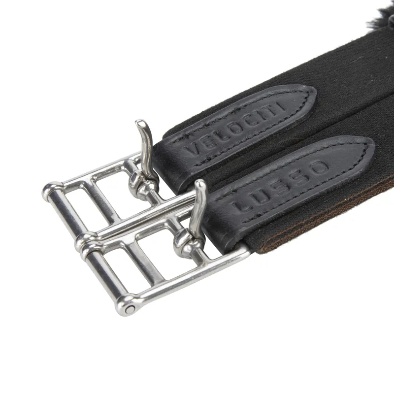 Shires Velociti LUSSO Anatomical SupaFleece Girth - Black-7