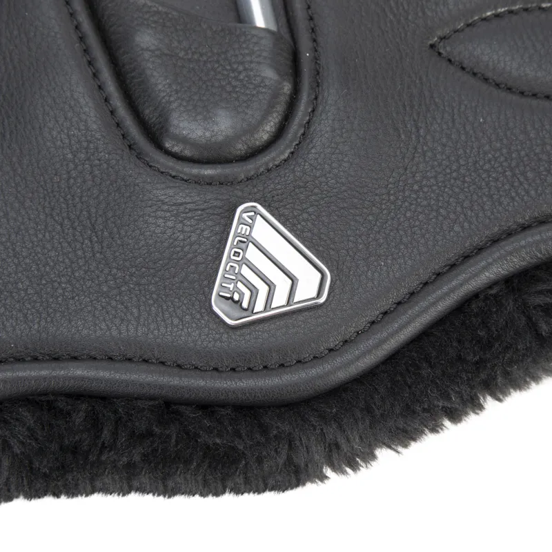 Shires Velociti LUSSO Anatomical SupaFleece Girth - Black-1