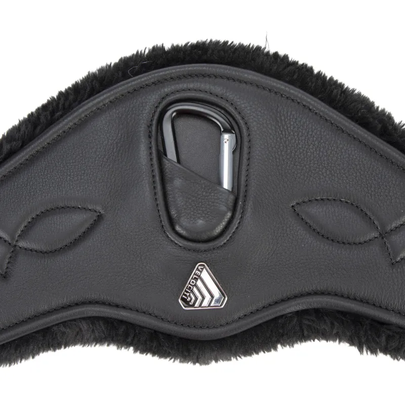 Shires Velociti LUSSO Anatomical SupaFleece Girth - Black-2