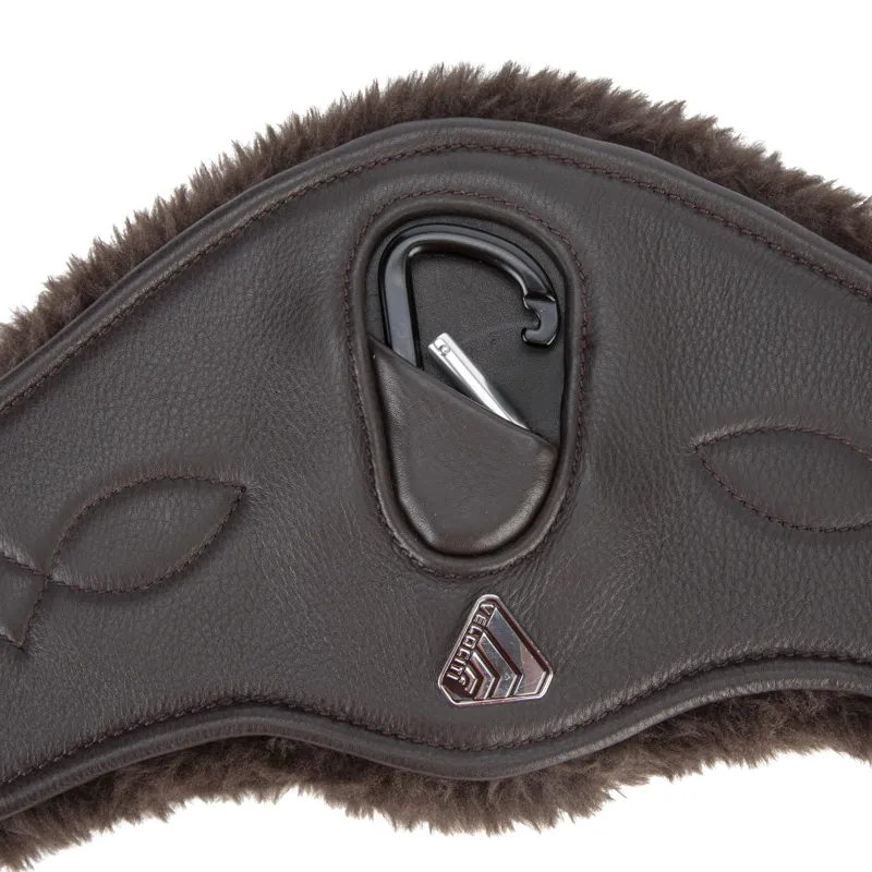 Shires Velociti LUSSO Anatomical SupaFleece Girth - Havana-2