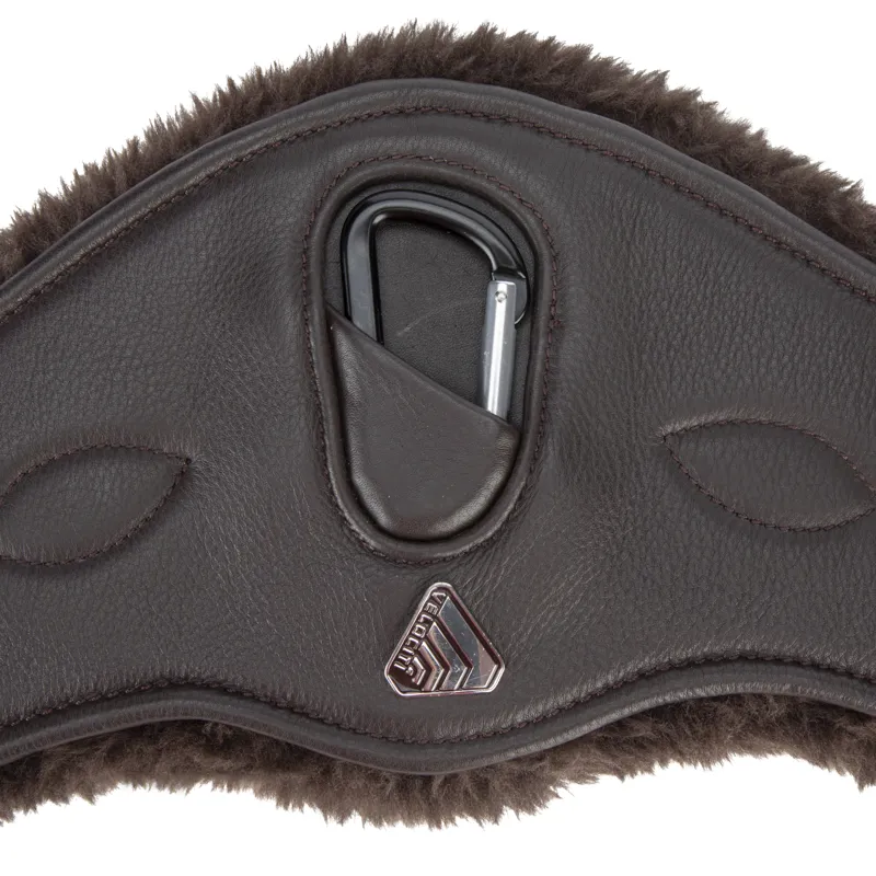 Shires Velociti LUSSO Anatomical SupaFleece Girth - Havana-1