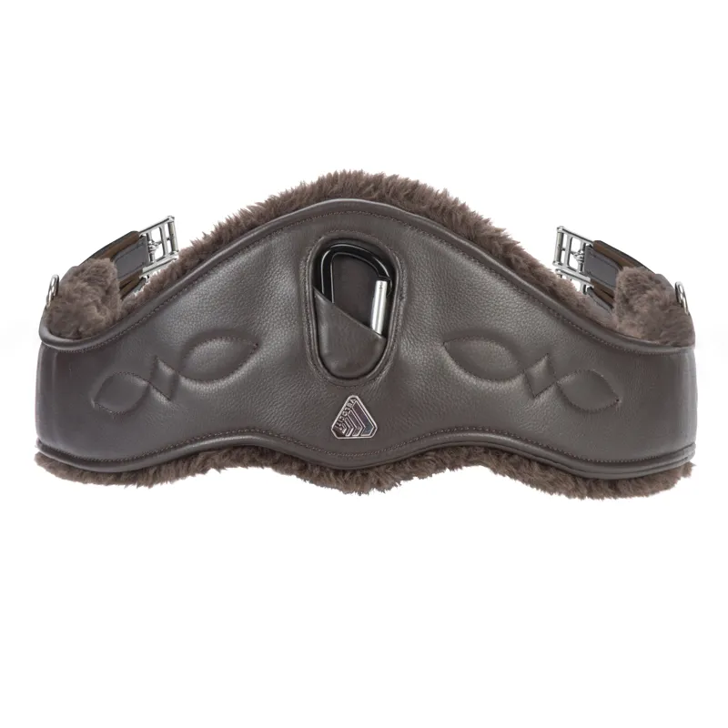 Shires Velociti LUSSO Anatomical SupaFleece Girth - Havana
