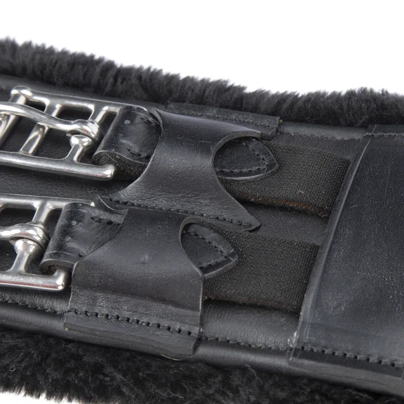 Shires Velociti LUSSO Dressage SupaFleece Girth - Black-2