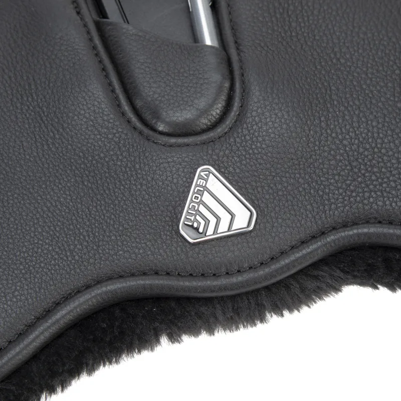 Shires Velociti LUSSO Dressage SupaFleece Girth - Black-4