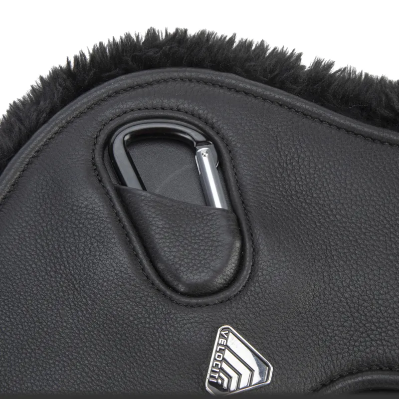 Shires Velociti LUSSO Dressage SupaFleece Girth - Black-3