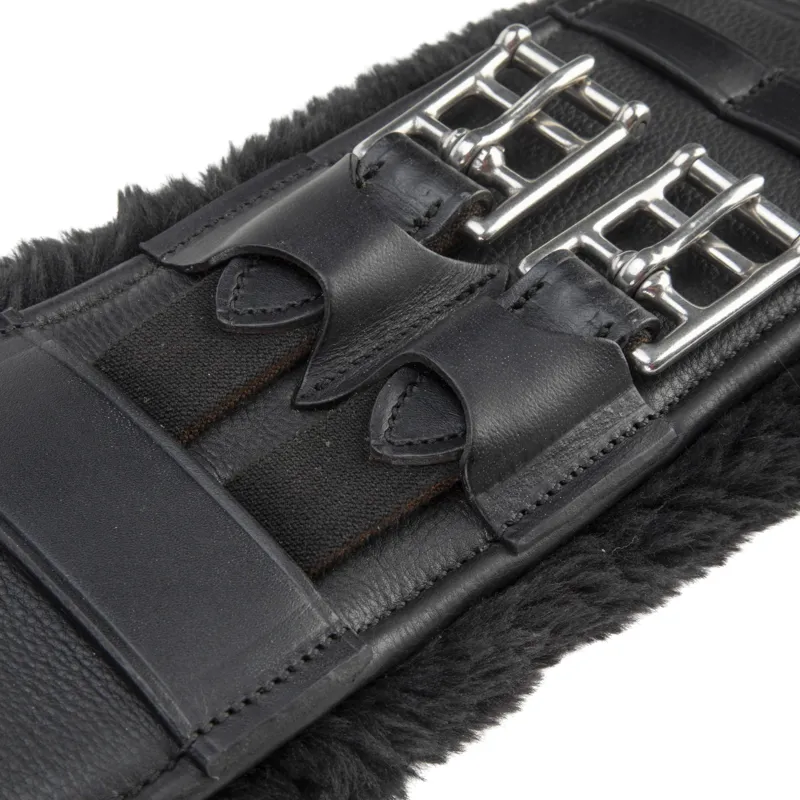 Shires Velociti LUSSO Dressage SupaFleece Girth - Black-5
