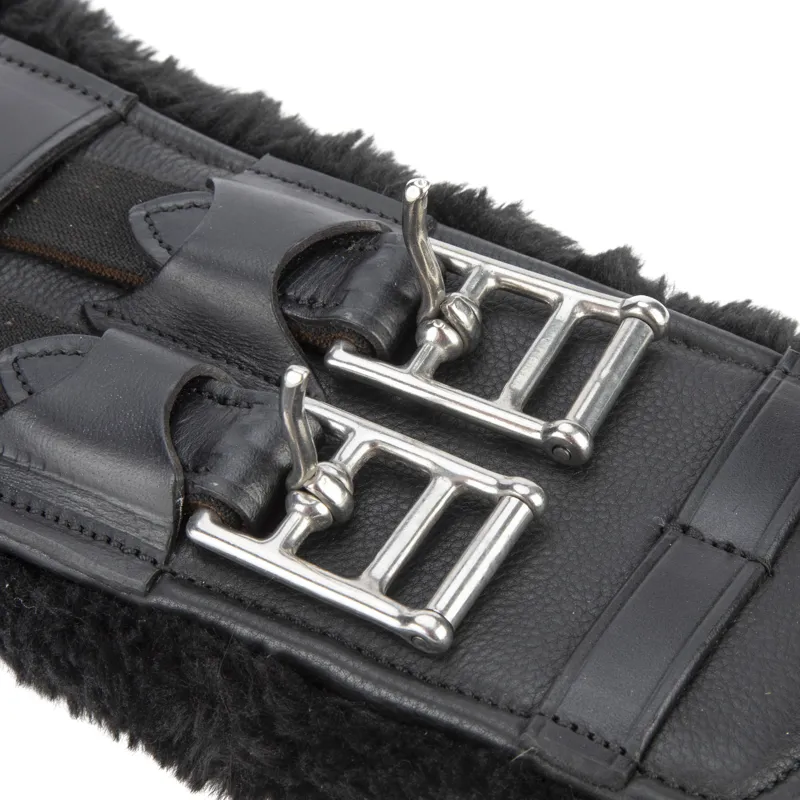 Shires Velociti LUSSO Dressage SupaFleece Girth - Black-6