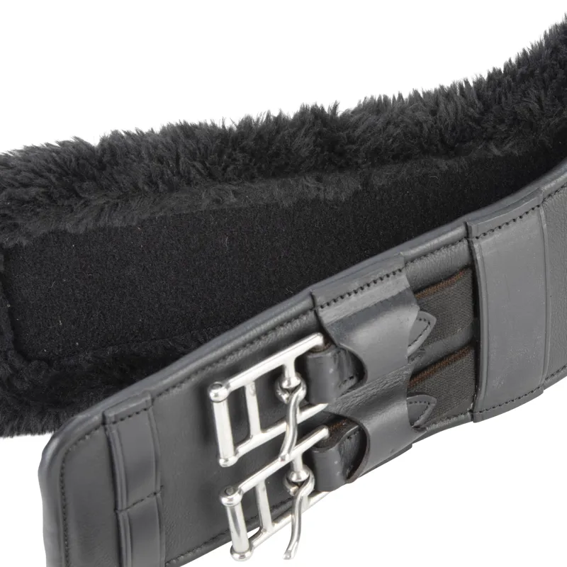 Shires Velociti LUSSO Dressage SupaFleece Girth - Black-9