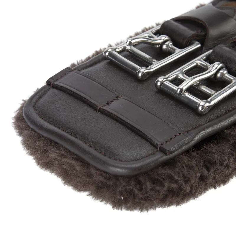 Shires Velociti LUSSO Dressage SupaFleece Girth - Havana-2