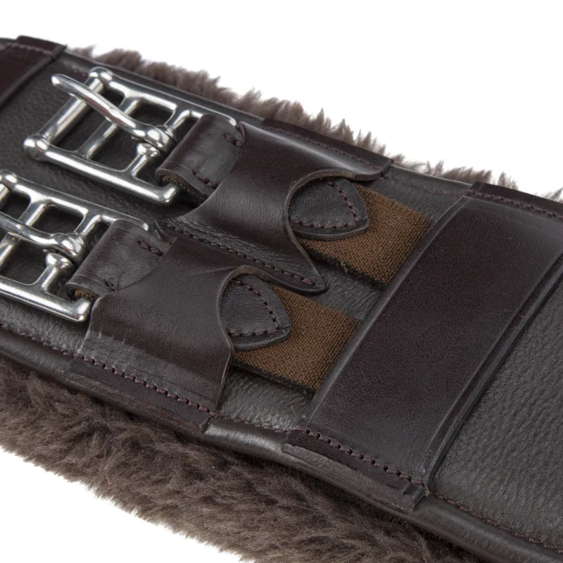 Shires Velociti LUSSO Dressage SupaFleece Girth - Havana-3