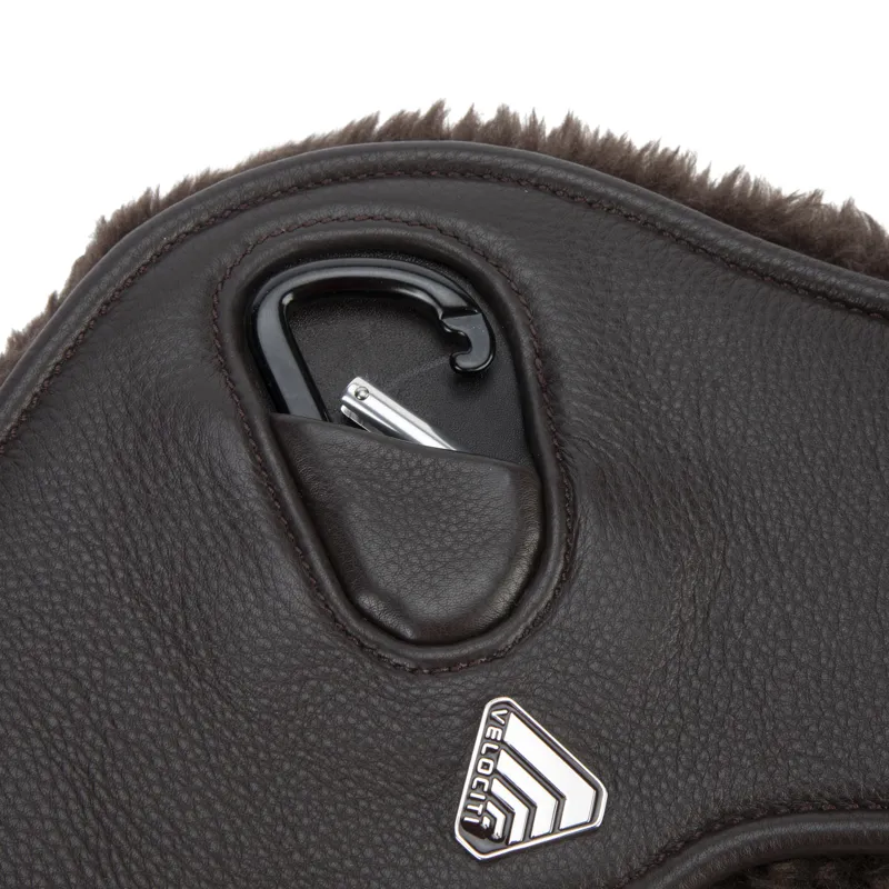 Shires Velociti LUSSO Dressage SupaFleece Girth - Havana-4