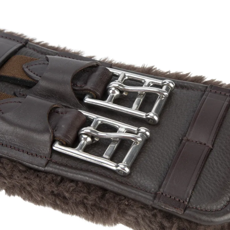 Shires Velociti LUSSO Dressage SupaFleece Girth - Havana-5