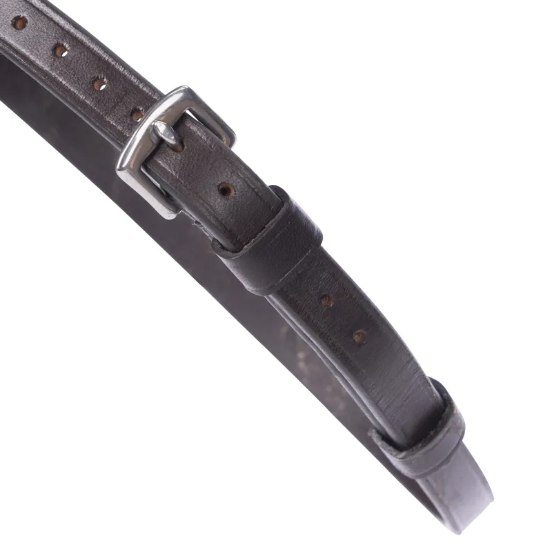 Shires Velociti LUSSO Elite Flash Noseband - Havana-1