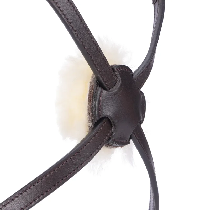 Shires Velociti LUSSO Elite Grackle Noseband - Havana-1